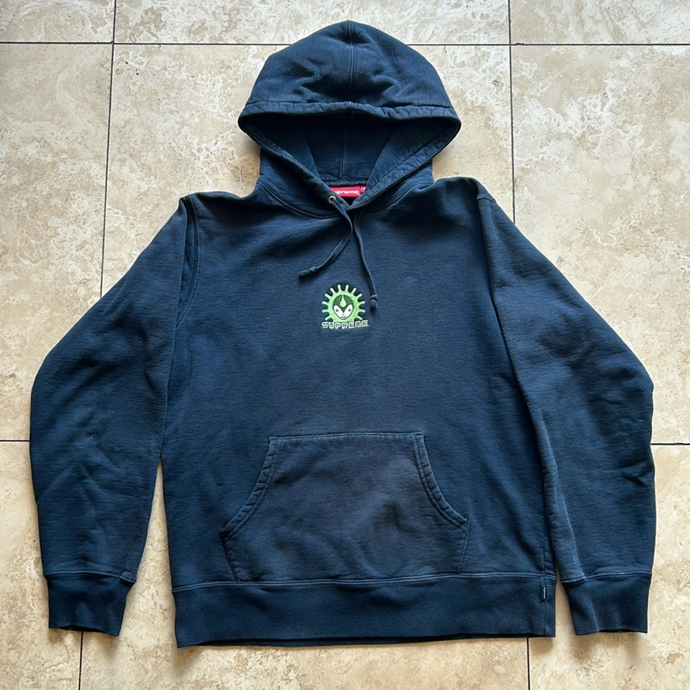Supreme Vampire Hooded Sweatshirt Navy